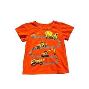 BiBNice Orange Construction T shirt/4T